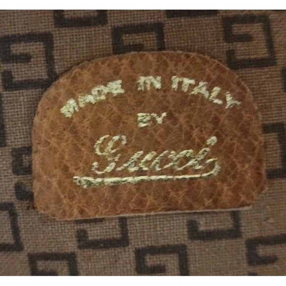 Vtg Gucci Suitcase Garment Bag Italy Red Green Web Stripe Travel Luggage Read - Picture 2 of 7